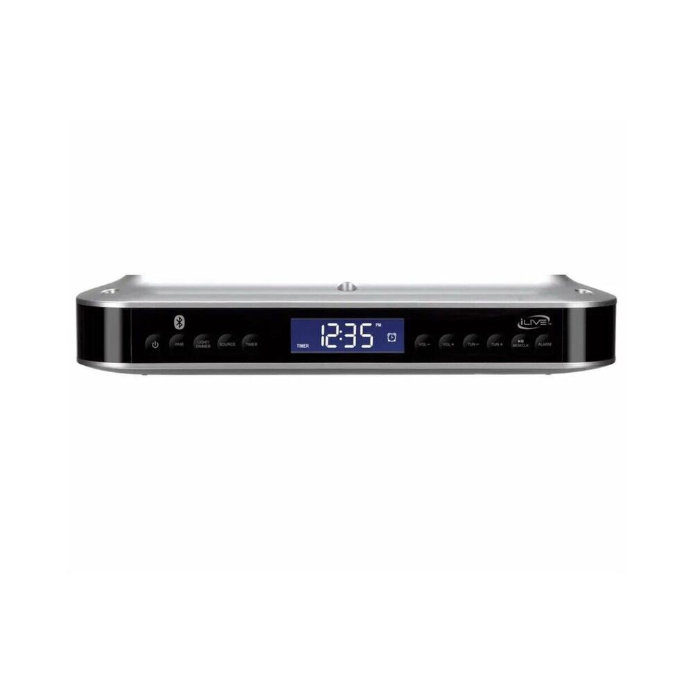 Under Cabinet FM Radio Kitchen Counter Bluetooth iLive Stereo Speaker